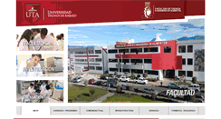 Desktop Screenshot of fcial.uta.edu.ec