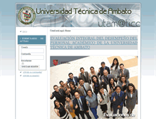 Tablet Screenshot of estudiantes.uta.edu.ec