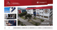 Desktop Screenshot of ficm.uta.edu.ec
