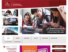 Tablet Screenshot of obeconomico.uta.edu.ec